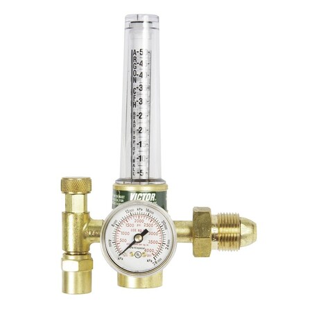 Victor Regulator, Flowmeter, Light-Duty, Argon, Carbon Dioxide Gas 0781-2723